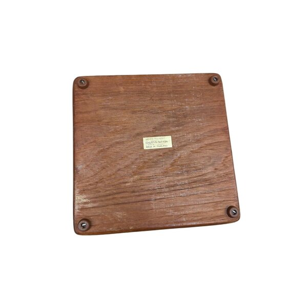 Vintage Gailstyn-Sutton Teak Wood Salt & Pepper Shakers &Napkin Holder - Picture 14 of 15